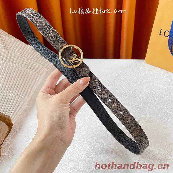 Louis Vuitton Belt 20MM LVB00156 Louis Vuitton Belt 20MM LVB00156